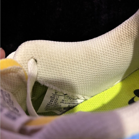 practically brand new NIKE multi-colored “hemp” air force one SNEAKERS size 4Y - Picture 5 of 10